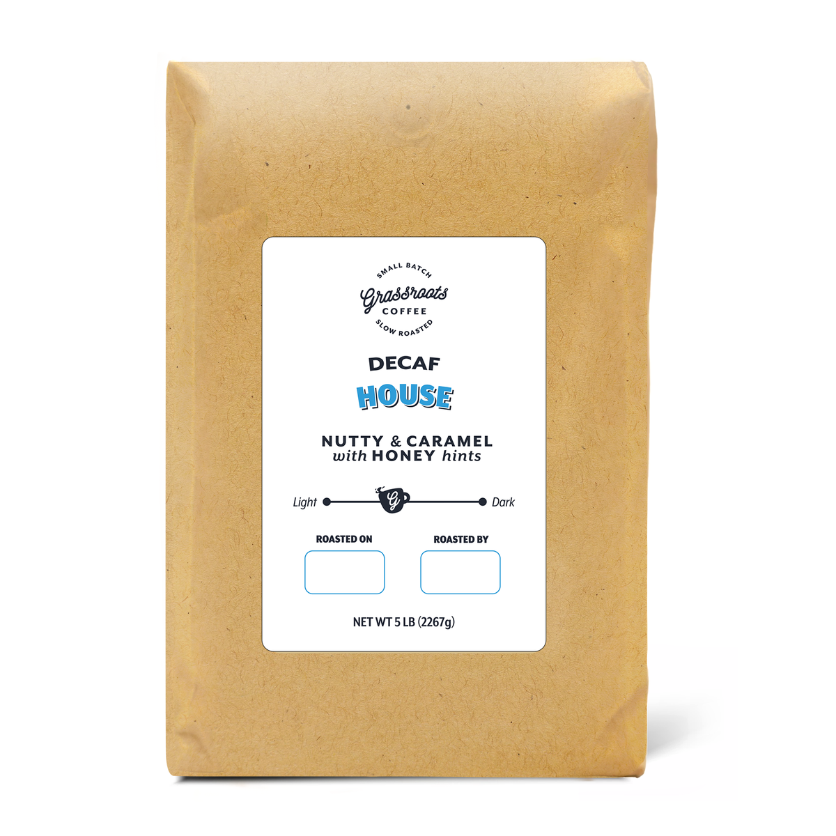5 LB Decaf House Blend
